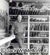 Jack inside the Dickey Collection room